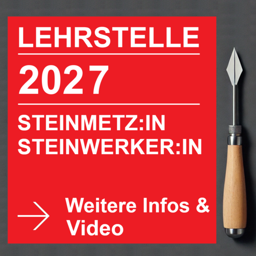link zur Lehrstelle Steinmetz:in oder Steinwerker:in